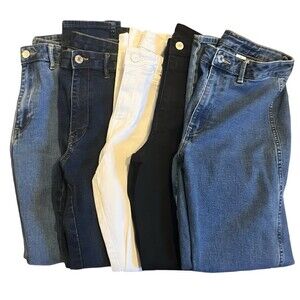 &Denim H&M Skinny Fit High Waist Ankle Length Women's size 28 Lot Of 5 Jeans